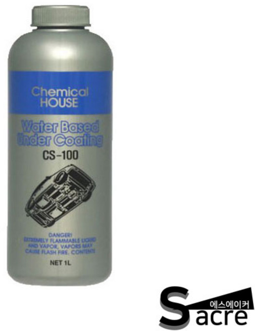 CS-100 수성 언더코팅 1L, 1개, 회색
