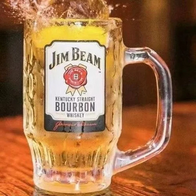 일본 정품 짐빔 하이볼잔 380ml x 2개 세트, M. 6 진빈