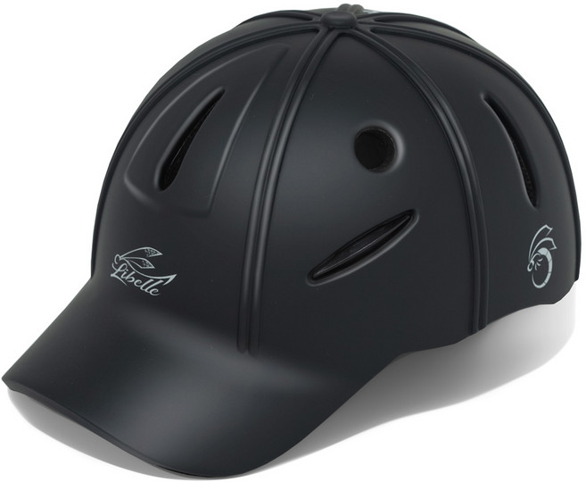 리벨르 아머 4종 자전거 헬멧 210g 경량 야구모자 모양 전동킥보드 안전모, 블랙, 1개