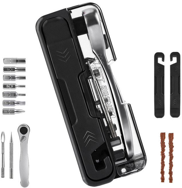 시그니처베이지 자전거 휴대용 공구 멀티툴 육각 렌치 수리 세트 정비 키트 YPZ468