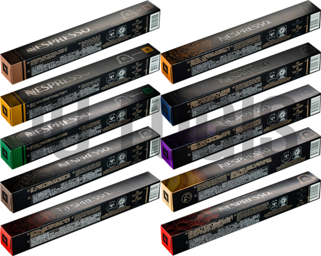 네스프레소 정품 캡슐 인기캡슐 오리지널 베스트 10종 세트, 1개, 10개입