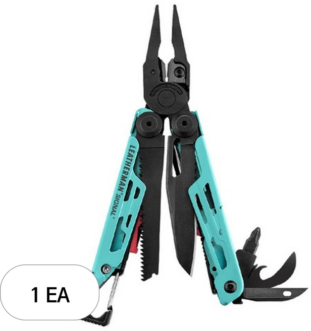 레더맨 시그널 19가지 멀티툴, 아쿠아, 1개