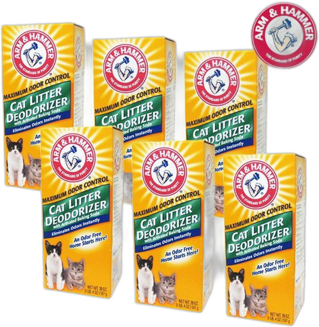 암앤해머 캣리터 디오더라이저 (모래탈취제), 6개