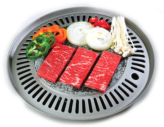 EasyCooker 천연석 게르마늄 돌구이판, 32cm, 1개
