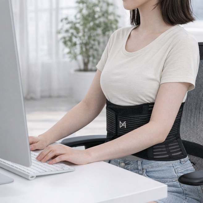 머슬아트 다이어트 이중 압박 코르셋 복대 XL / 흉곽, 1개, 1정