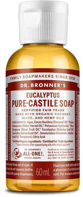 닥터브로너스 캐스틸 솝 유칼립투스 60ml, 1개