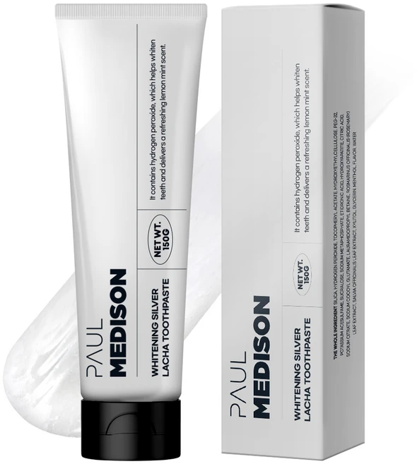 폴메디슨 미백 실버 라차치약, 100g, 1개 - 쿠팡