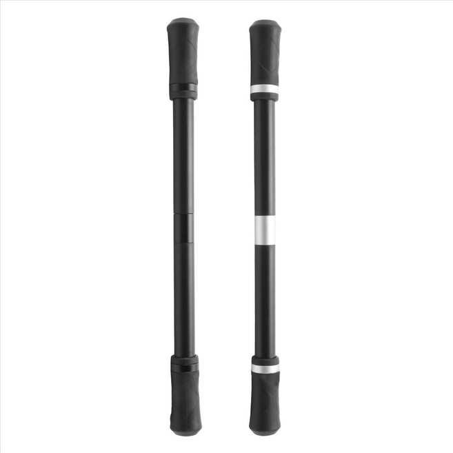 2pcs 스피너 펜 핑거 펜 스피닝 모드 게임 회전 펜 플라잉 스피닝 펜 가중 공 손가락 회전 펜, 검은색
