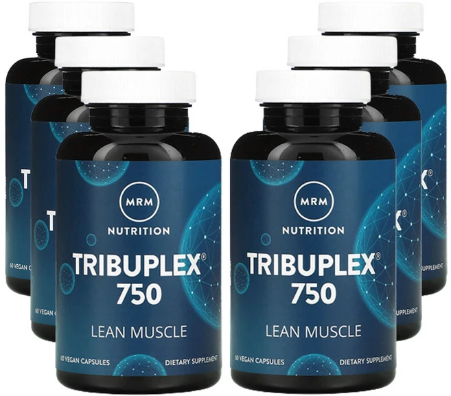MRM뉴트리션 뉴트리션 트라이부플렉스 750 베지 캡슐 60정, 6개 - 쿠팡