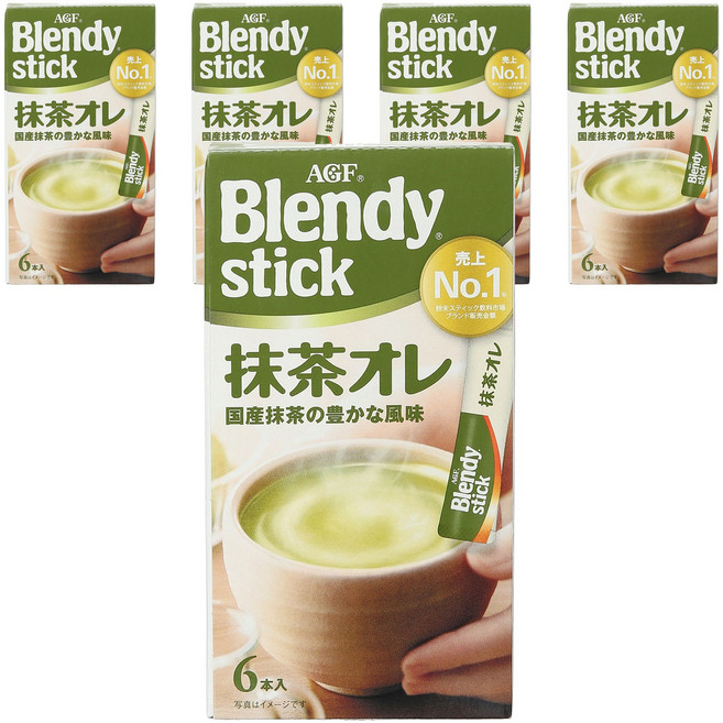 블랜디 스틱 말차 오레, 5개, 10g, 6개입