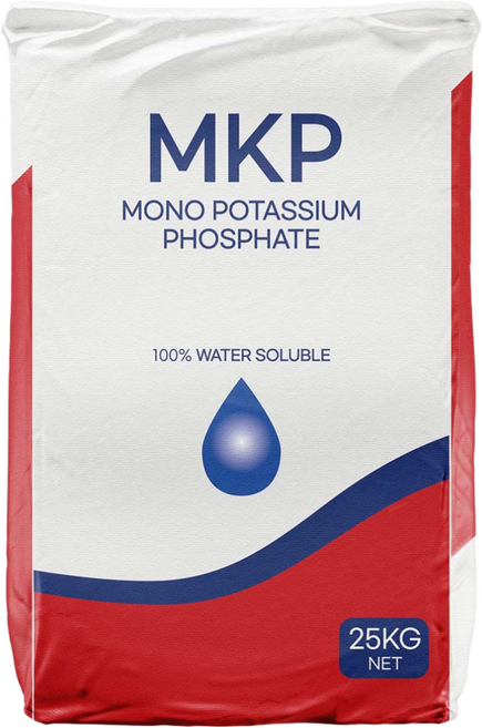 인산가리 MKP 25kg 빠른 수용성 제1인산칼륨 비료 웃자람방지 과실류 내병성 당도향상 수경 양액 재배 액비 비료원료, 1개