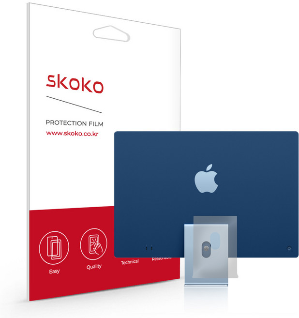 스코코 아이맥 24인치 A2439 무광 스탠드 전신보호필름, 1개