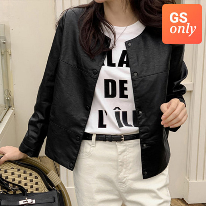 -조아맘 브렌트 가죽 자켓 443388