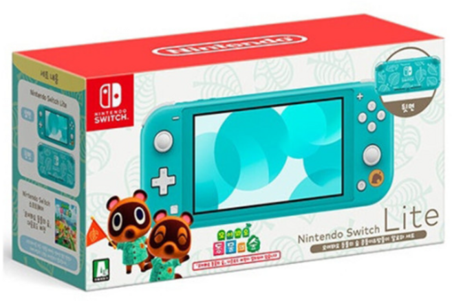 [온라인 공식판매처]닌텐도 스위치 라이트 본체 + 모여봐요 동물의 숲 게임팩 본체색상 옵션선택 당일출발, 코럴+모여봐요 동물의 숲