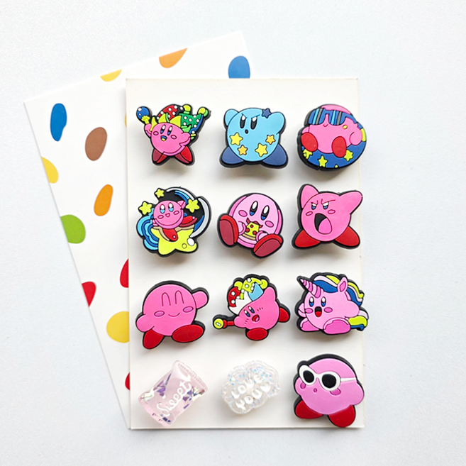 별의 핑크 요정 12p 세트 신발 악세서리 장식 실내화 꾸미기