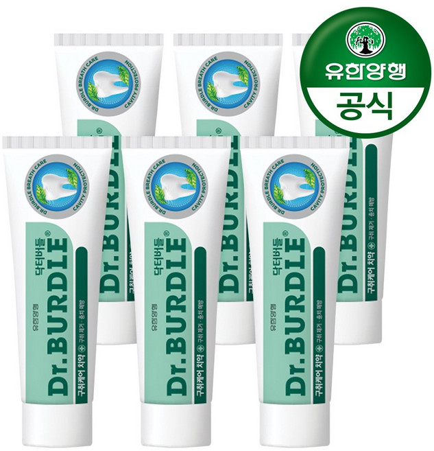[유한양행]닥터버들 구취케어 치약, 100g, 6개