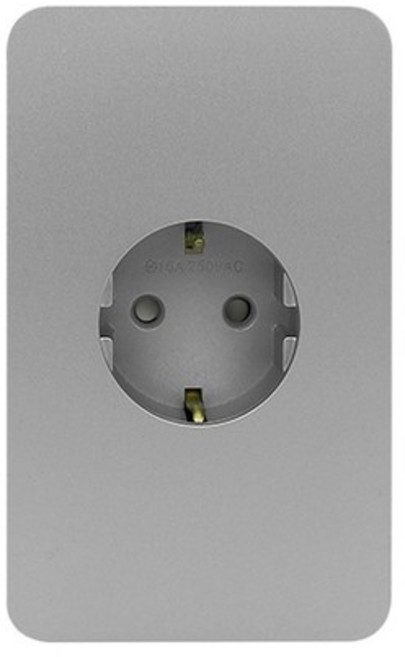 클린 디아트 콘센트1구 실버, 1개