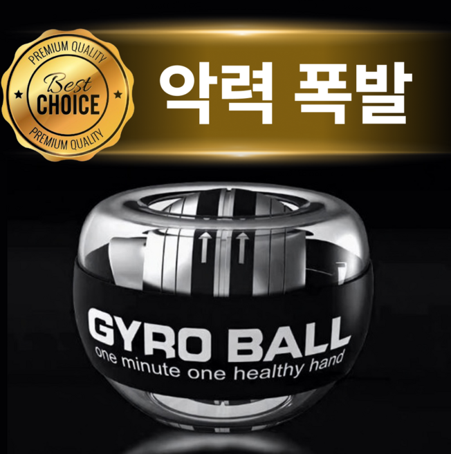 플램 자이로볼 9세대 악력 손목 운동기구 전완근 스트레칭 파워볼, 1개, 스웨트