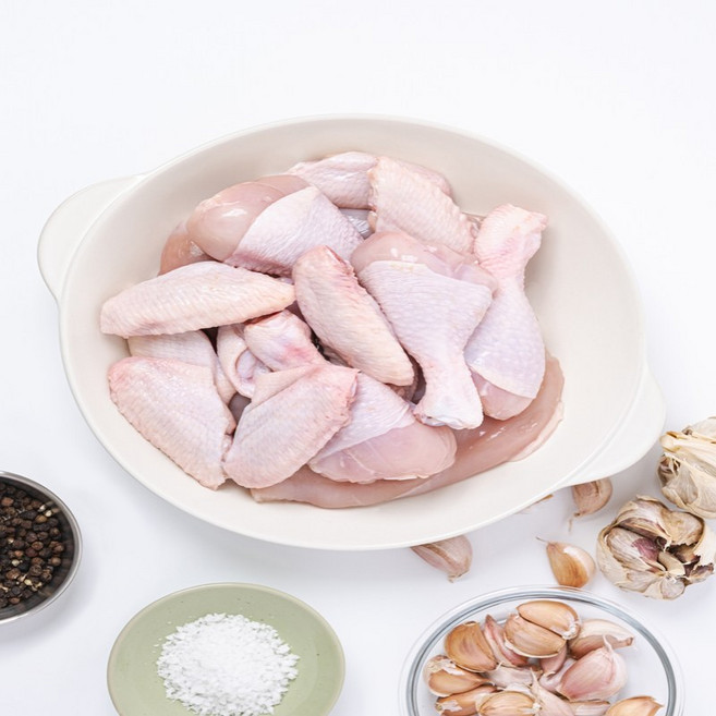 신선생활 국내산 냉장 닭도리육 10호닭(900g 이상), 1개, 1kg