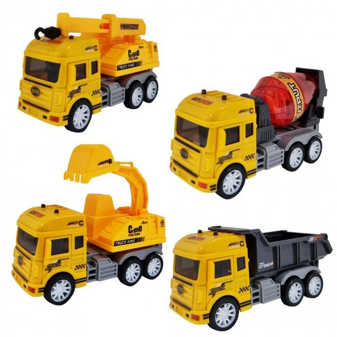 기운센 중장비 4종 세트, 1개, 상세페이지 참조