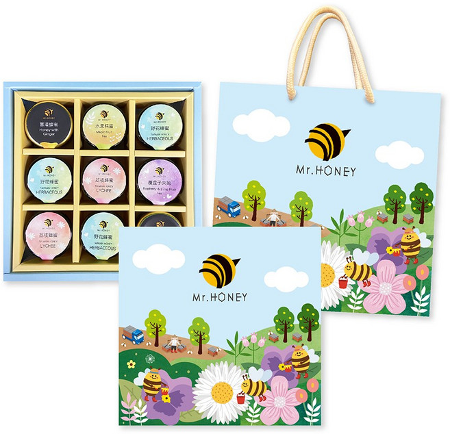 Mr.HONEY 蜂蜜先生 甜心禮盒, 25g, 9個