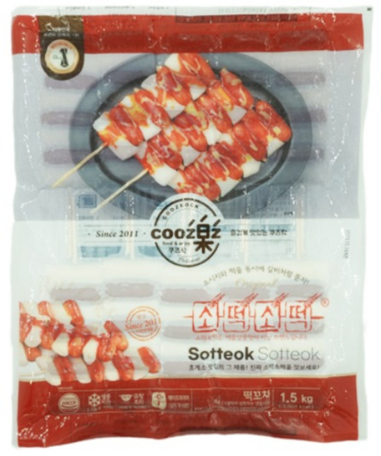 쿠즈락 소떡소떡 1.5kg(150gX10개)X10팩, 1.5kg, 10개