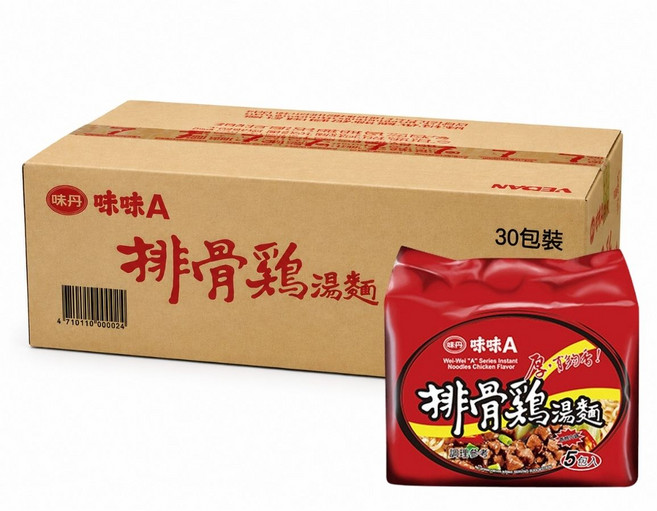味味A 排骨雞湯麵, 1個