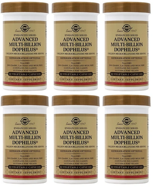 솔가 어드밴스 멀티-빌리언 도필러스 베지터블 캡슐, 60개입 × 6개, 6개, 60정 - 쿠팡