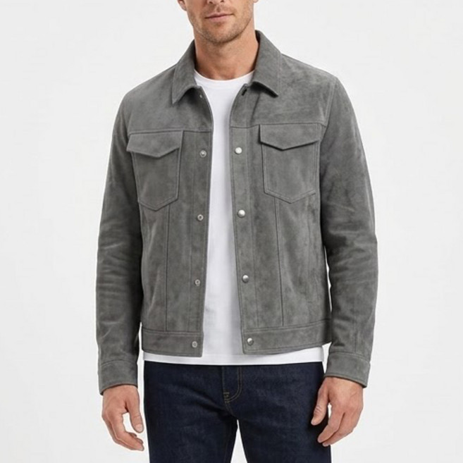 UPPERCUT 남성 포켓 스웨이드자켓 페이크 레더자켓 클래식 트러거자켓 라이더자켓 점퍼 빅사이즈