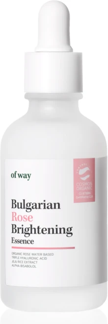 오브웨이 3중 미백 기능성 기미 잡티 제거 유럽 유기농 인증 불가리안 로즈 브라이트닝 에센스, 1개, 50ml - 쿠팡