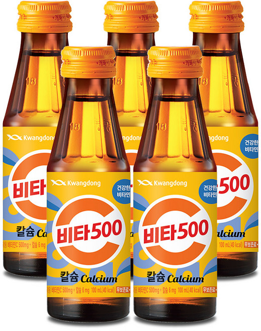 광동 비타500 칼슘 100ml 10개입 5개, 50개입