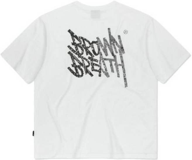 국내매장상품 [7월 6일 배송] BROWNBREATH 브라운브레스 반팔티 PAISLEY TAG TEE - WHITE 395676