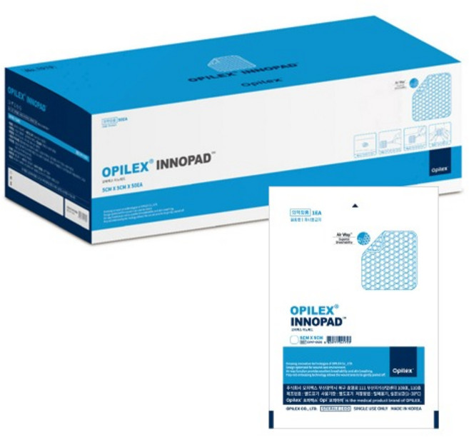 오피렉스 이노패드 부직패드 50개입, 10cm x 10cm, 1세트
