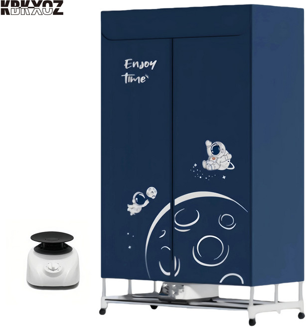 KBKXOZ 옷장형 건조기 겸 스타일러 세탁 빨래 소형 미니 의류 건조기 신발건조기 소형건조기 15kg, 푸른 색