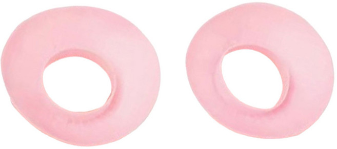 올굿리빙 실리콘 세안 손목 밴드, 2개, 핑크