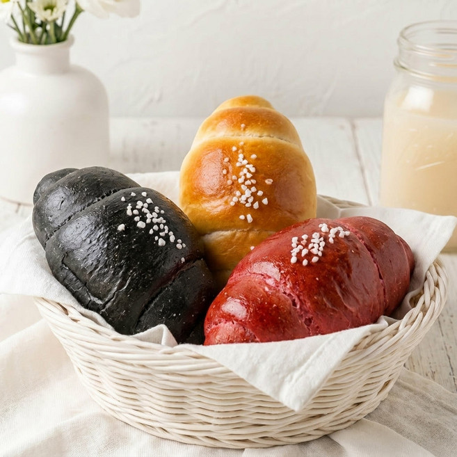 소금빵 냉동생지 시오빵 80g 20개입 오픈바이저, 1개