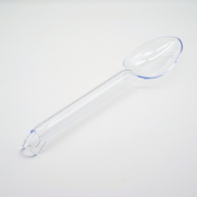 다용도 플라스틱 뷔페 서빙 스푼 파티 행사 서버, 3개, 투명