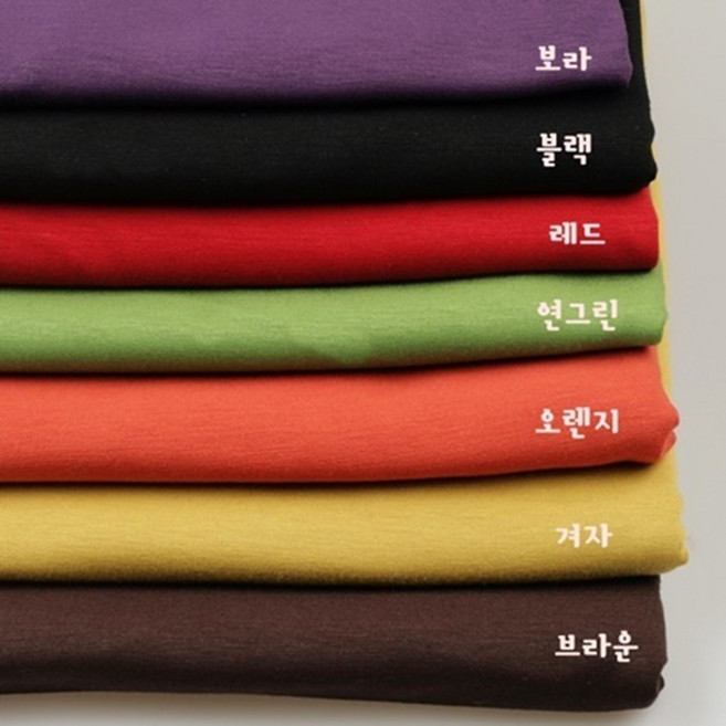 031 탐나요 레이온 스판 기모 원단 무지 패브릭 기모 천, 브라운