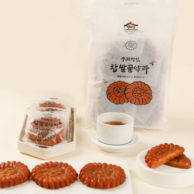 별미담 찹쌀꿀약과 벌꿀약과 수제 명인 한과 약과맛집, 660g, 1개