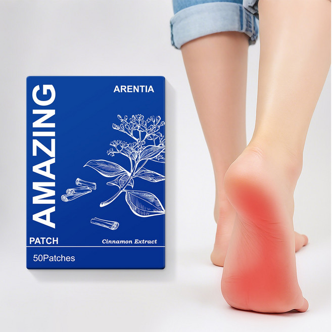 [슈퍼쿨] 어메이징 패치 발바닥 패치 발바닥파스 COOL 민트향, 115g, 50개, 1개입