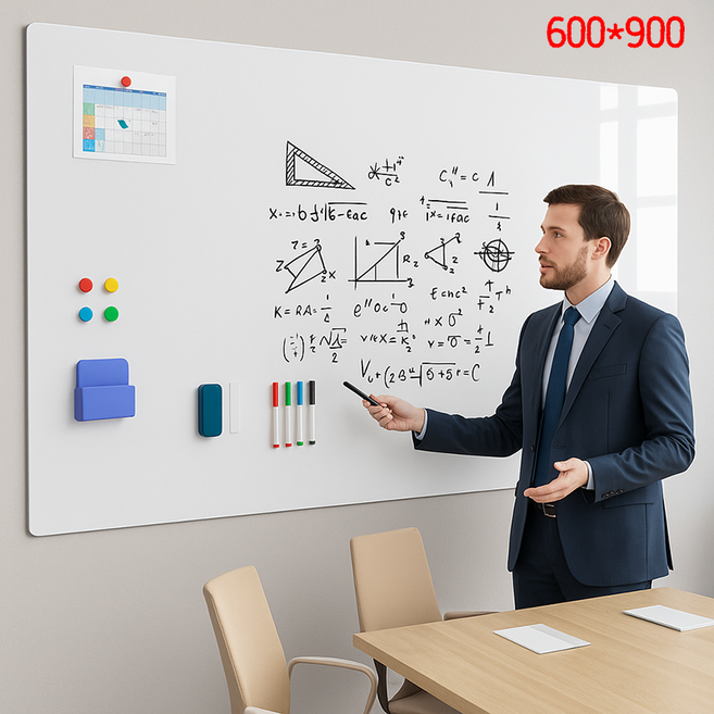 물랑물랑 붙이는 화이트보드 자석보드 자석시트지, 1개