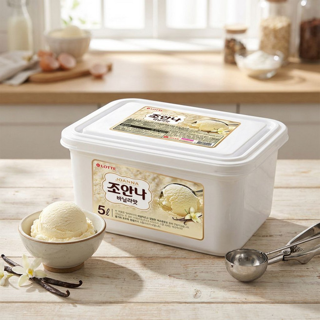 조안나 바닐라 5L 업소용 대용량 아이스크림, 1개