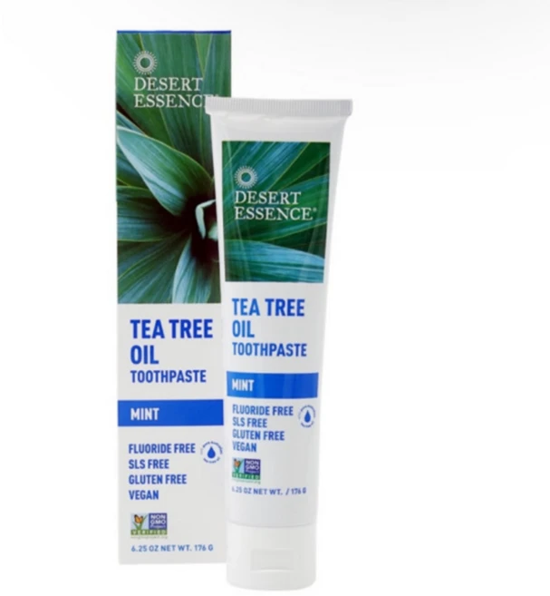 데저트 에센스 티트리 오일 치약 민트 176g, 1개 - 쿠팡