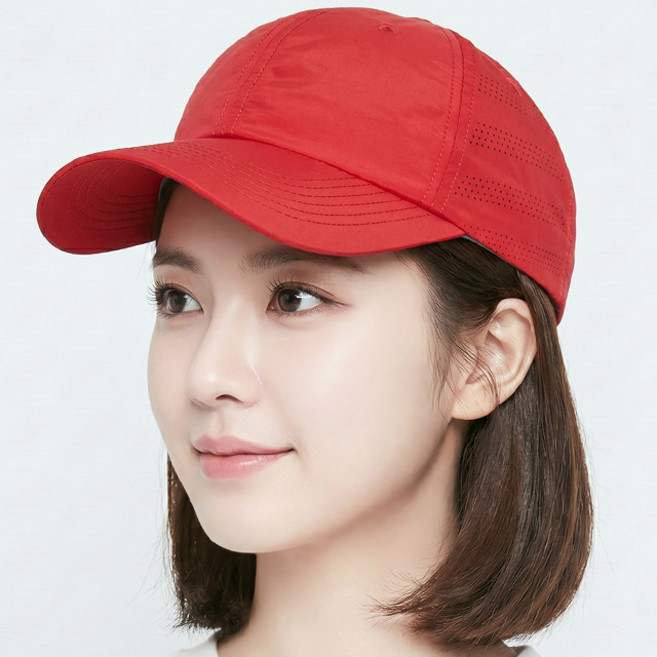 볼캡 써머 라이트 양옆 메쉬 야구모자 시원한 얇은 여름 러닝 방수 워터파크 캡모자