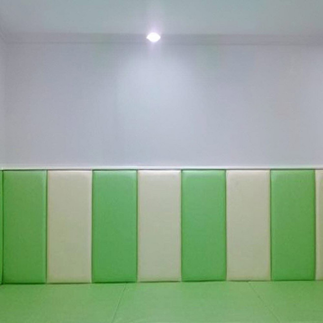 보헷 (방염)벽쿠션매트(기본형) 500MM X 1000MM X 35MM, 그린