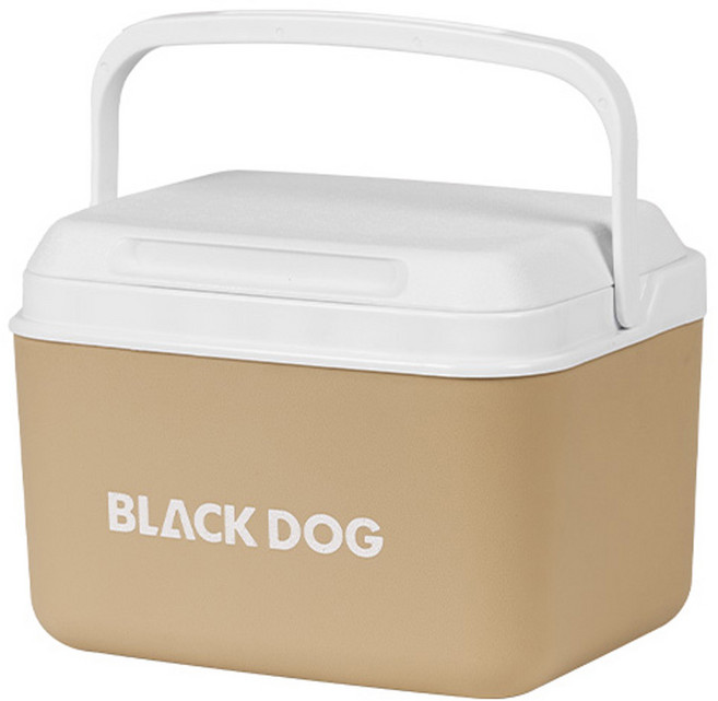BLACKDOG 스노우 벨벳 아웃도어 보온보냉 3중 구조 아이스박스 CBD2550CF011, 5L, 브라운