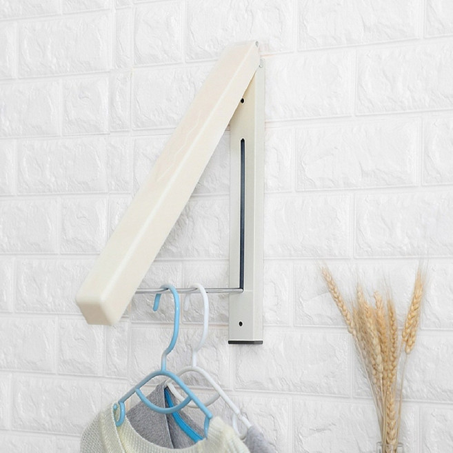옷걸이 고정식 원룸 벽행거 접이식 모던 홈 공간활용, 1개, 접이식 행거A(단일)