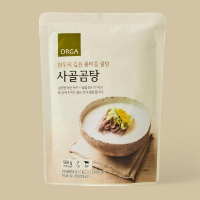 [풀무원] 사골곰탕, 1개, 500ml
