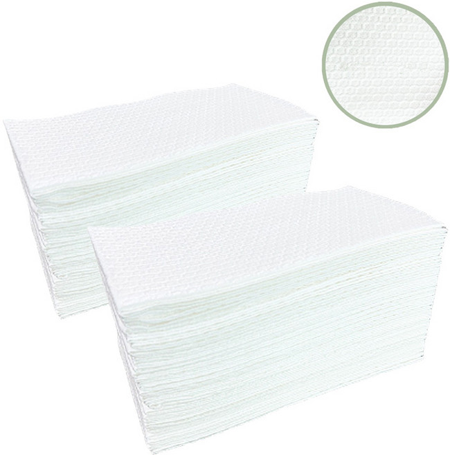 다목적 건식 우드펄프 주방행주 청소포/건식 물걸레 청소포, 100개