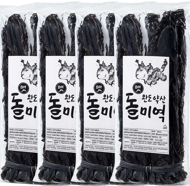 [TV라이브홈쇼핑] 권종일 장인 국산 자연산 완도 약산 햇 돌미역 건미역, 480g, 1세트
